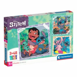 Jouet|Jeux De Société|LILO ET STITCH Puzzle 3x48 pièces Stitch