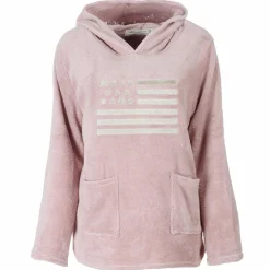 Lingerie Et Vêtements De Nuit|LULU CASTAGNETTE Pyjama long velours drapeau