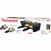 Cuisson Et Ustensiles|Petit Électroménager|TECHWOOD Raclette grill Duo 2 poêlons anti adhérent