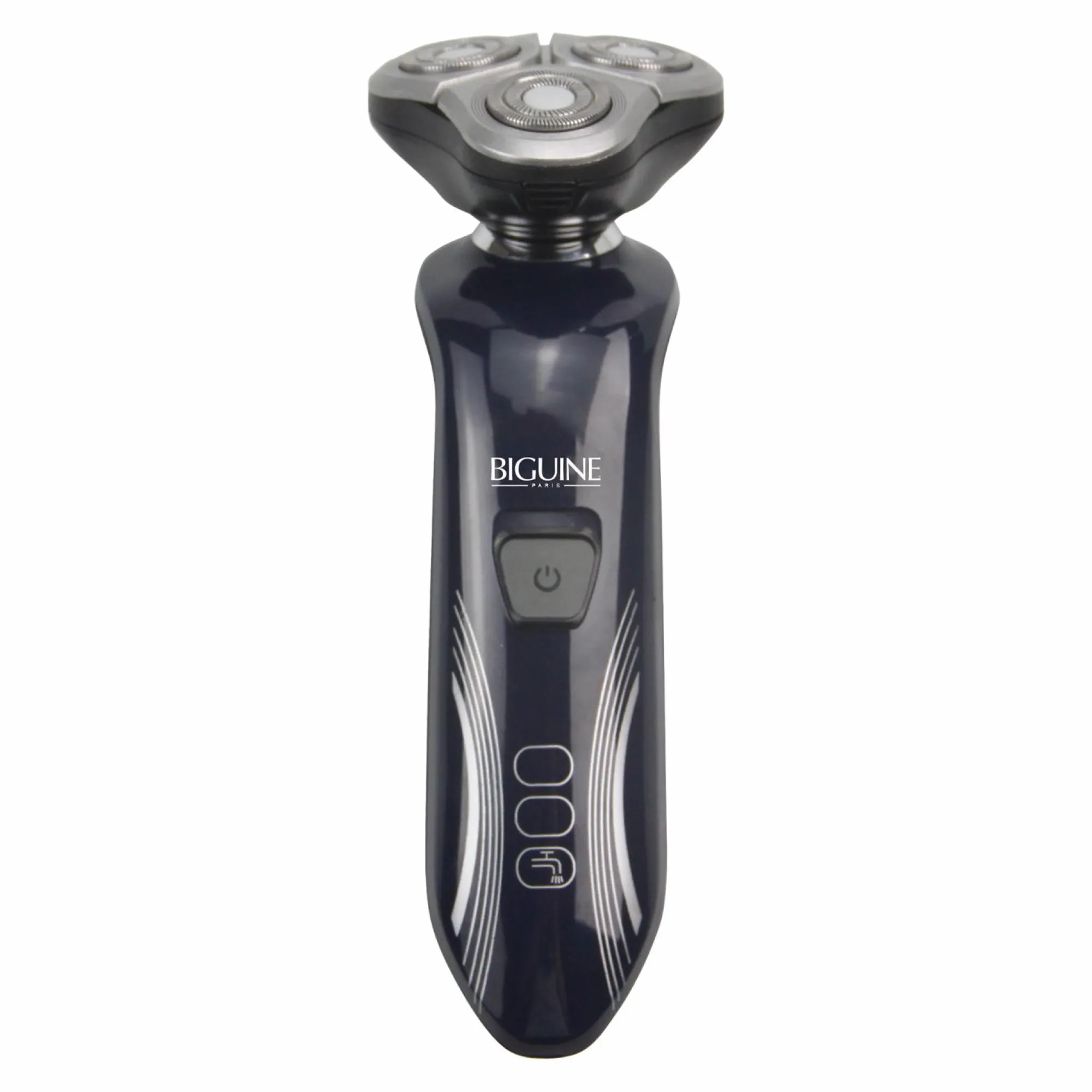 Petit Électroménager|Hygiène|Stokomani Rasoir 3 têtes rotatif rechargeable