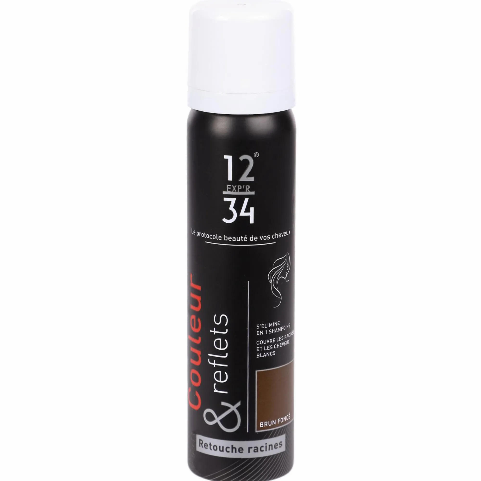 Cheveux|EXPR 1234 Retouche racine teinte brun foncé