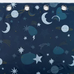 Rideaux Et Voilages|Stokomani Rideau occultant Moonlight bleu 140x260cm