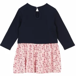 Vêtements|MES PETITS CAILLOUX Robe bi-matière 3/36 mois
