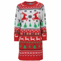 Combinaison Et Robes|Stokomani Robe de noël en maille