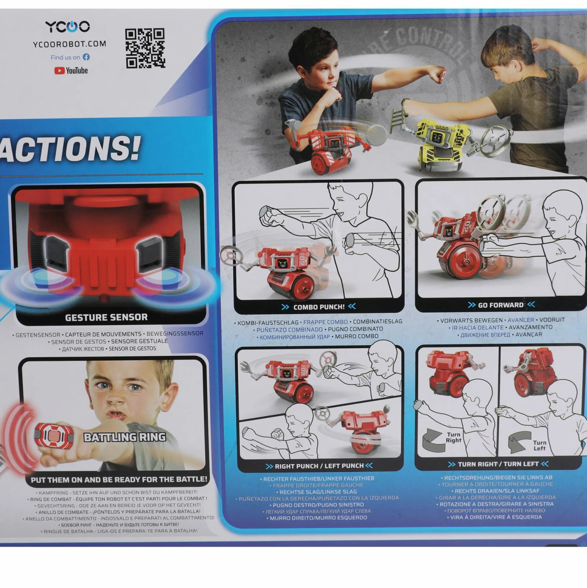 Jouet|5 Ans Et Plus|SILVERLIT Robots de combat Street Kombat YCOO