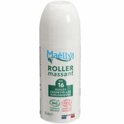Santé Et Bien-Être|MAELLYA Roller massant aux 16 huiles essentielles bio