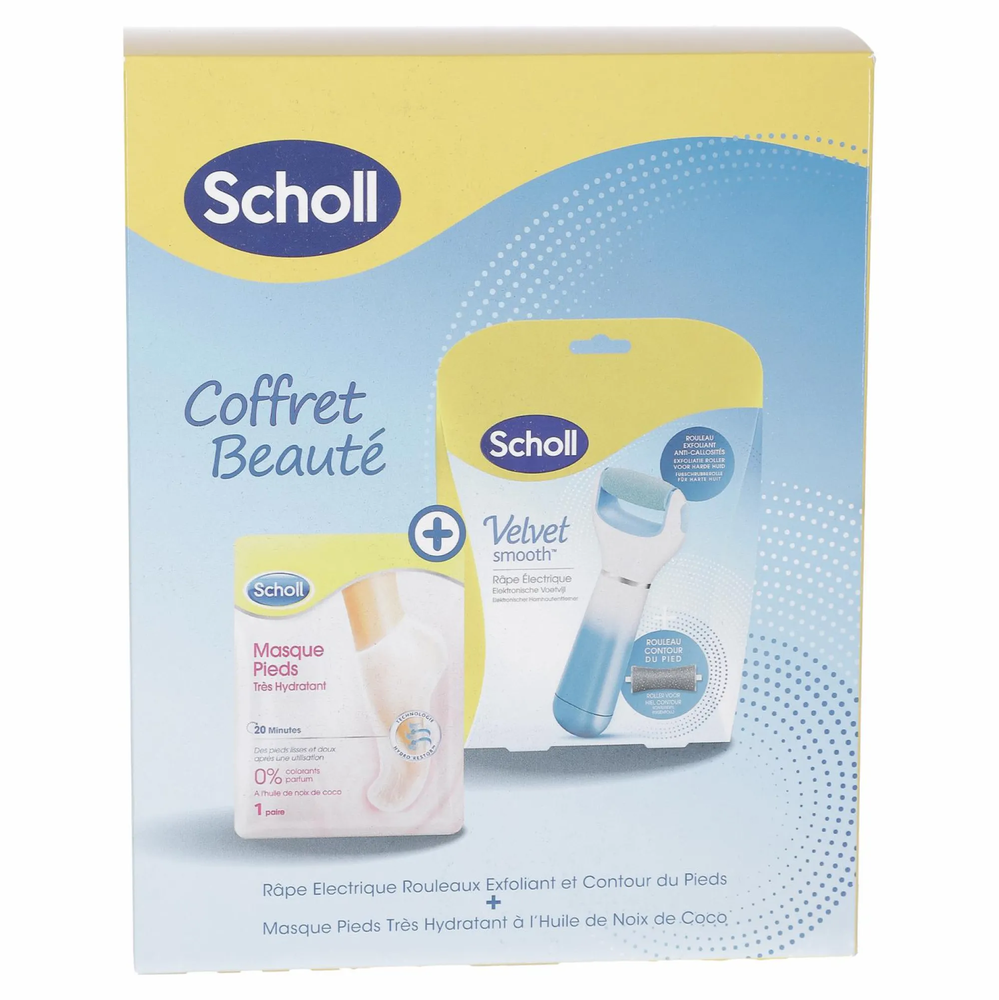 Santé Et Bien-Être|Stokomani Râpe électrique velvet smooth + 1 masque pour les pieds