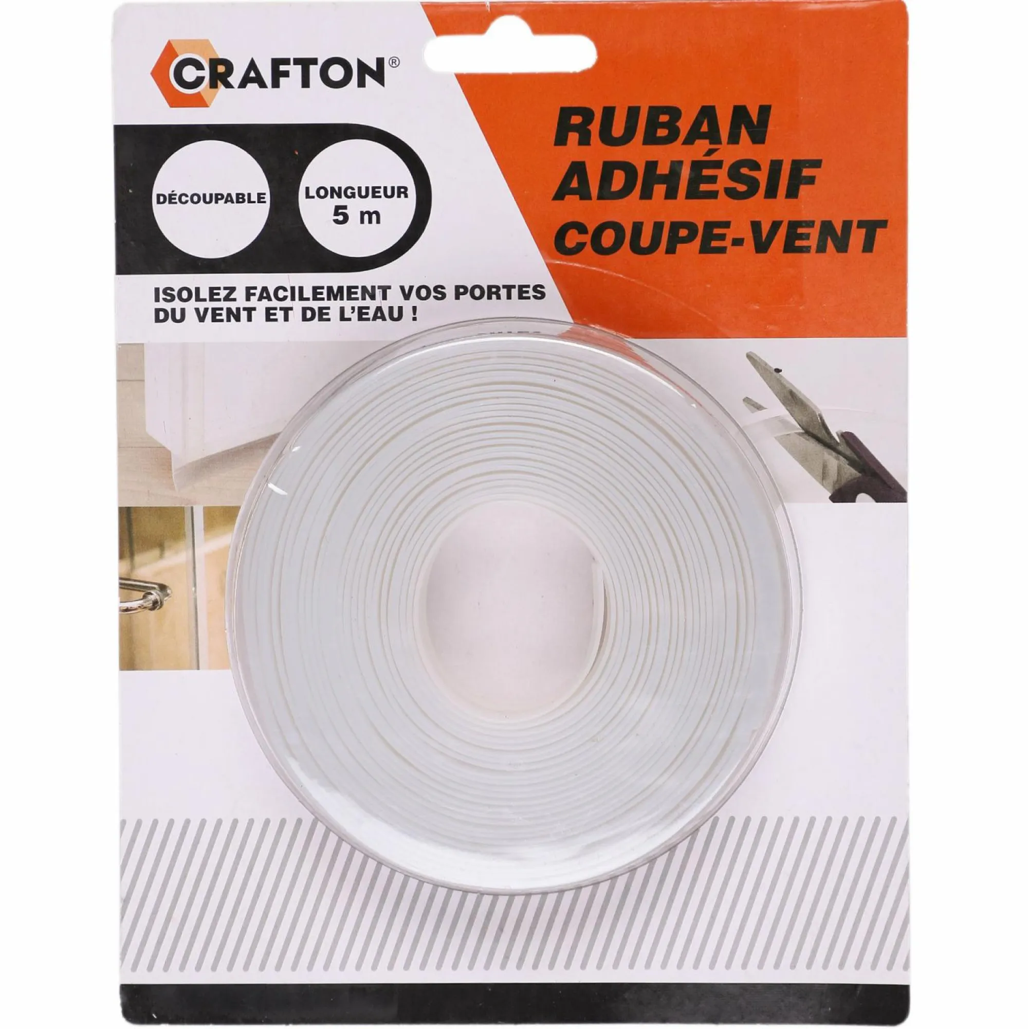 Outils De Bricolage|CRAFTON Ruban adhésif coupe vent
