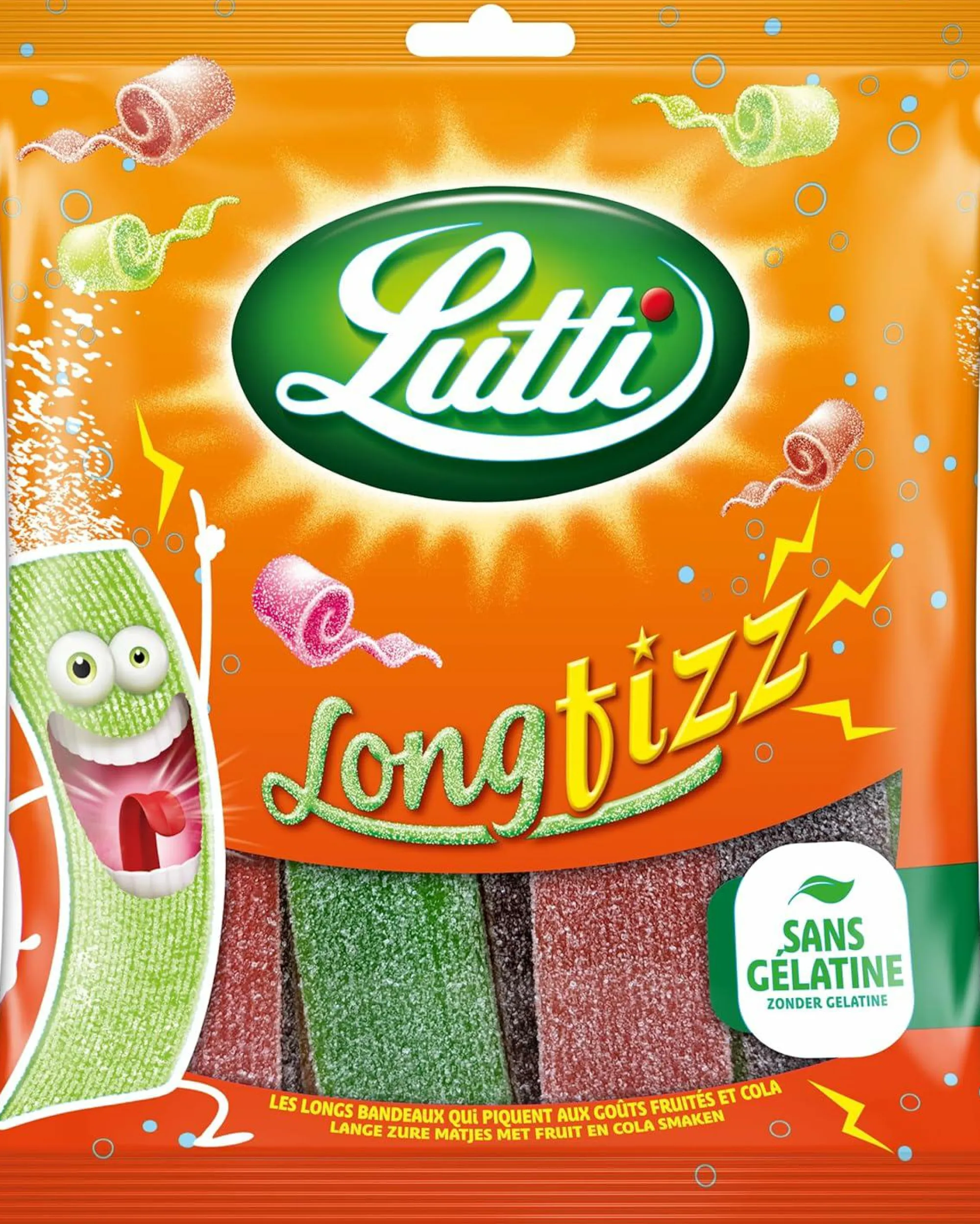 Épicerie Sucrée|LUTTI Sachet de bonbons acidulés long fizz