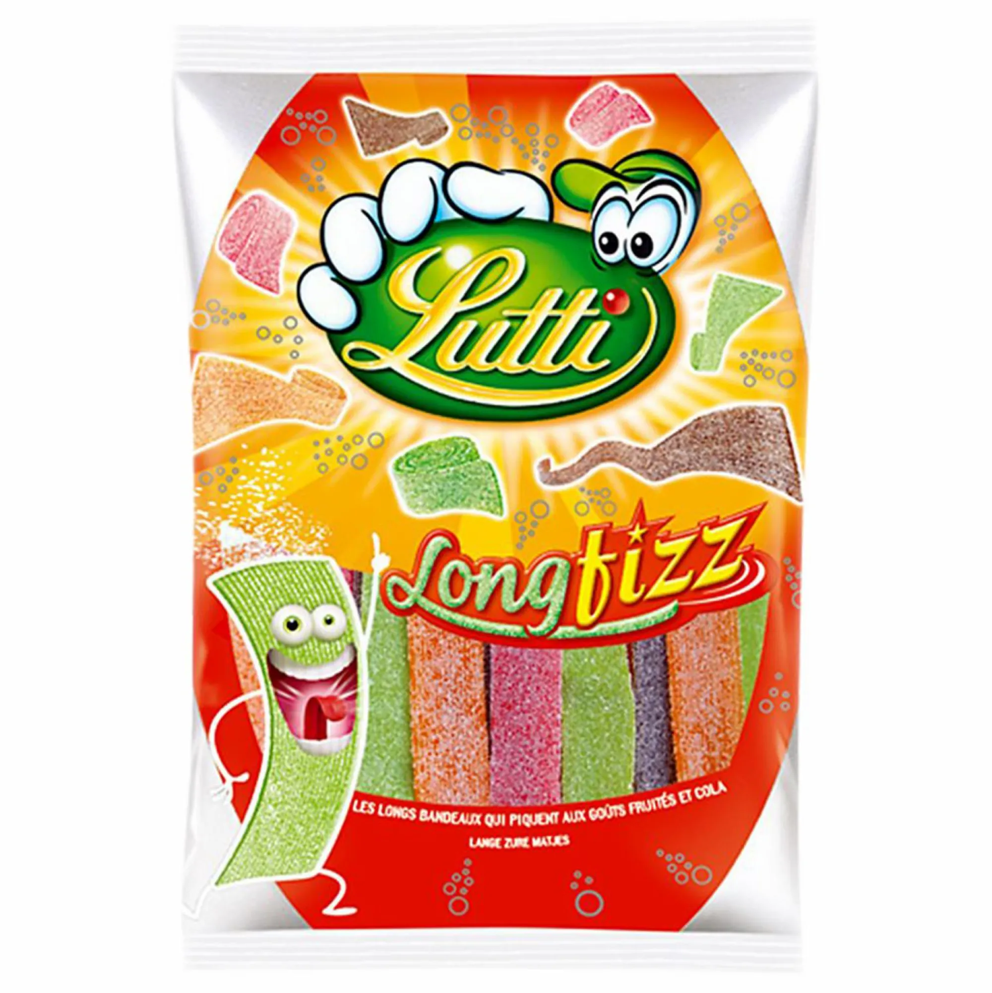 Épicerie Sucrée|LUTTI Sachet de bonbons acidulés long fizz