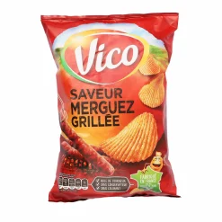Épicerie Salée|VICO Sachet de chips grill saveur merguez grillée