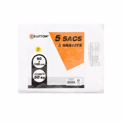 Outils De Bricolage|CRAFTON Sacs à gravats x 5