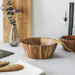 Cuisson Et Ustensiles|HOME DECO FACTORY Saladier en acacia