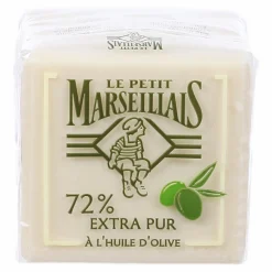 Hygiène|LE PETIT MARSEILLAIS Savon de Marseille extra pur 72% à l'huile d'olive
