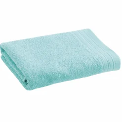 Linge De Bain|Salle De Bain Et Wc|INDIG EAU Serviette de toilette vert d'eau