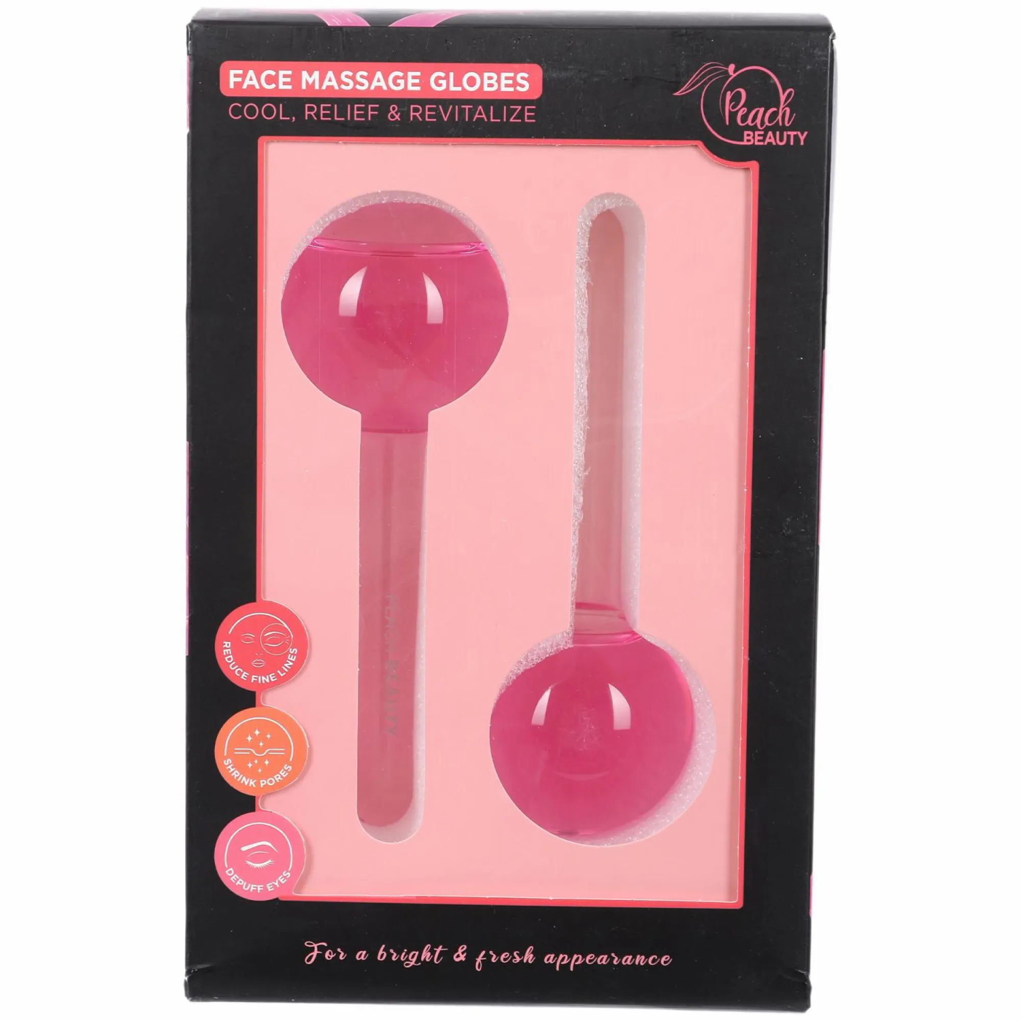 Santé Et Bien-Être|Accessoires Beauté|Stokomani Set de 2 globes massage visage