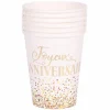 Vaisselle Jetable|Pique-Nique Et Camping|Stokomani Set de 6 gobelets en carton "Joyeux anniversaire" Gold