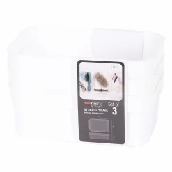 Rangement|Stokomani Set de 3 paniers de rangement