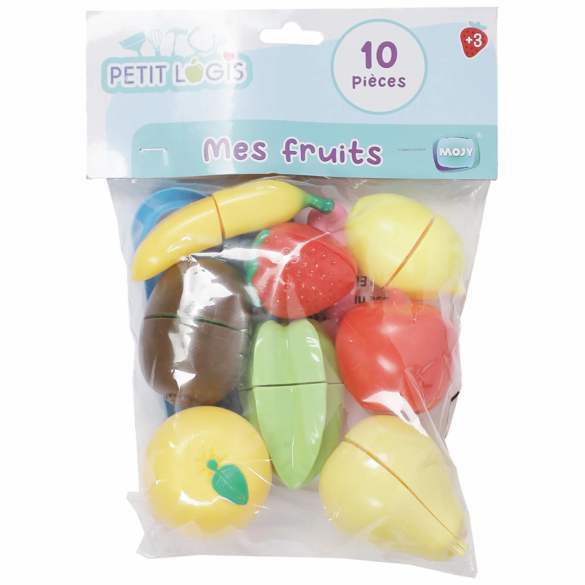 Jouet|De 2 À 4 Ans|MOJY Set de fruits 10 pièces