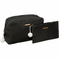 Accessoires Beauté|FIVE Set trousse de toilette et trousse à maquillage noir