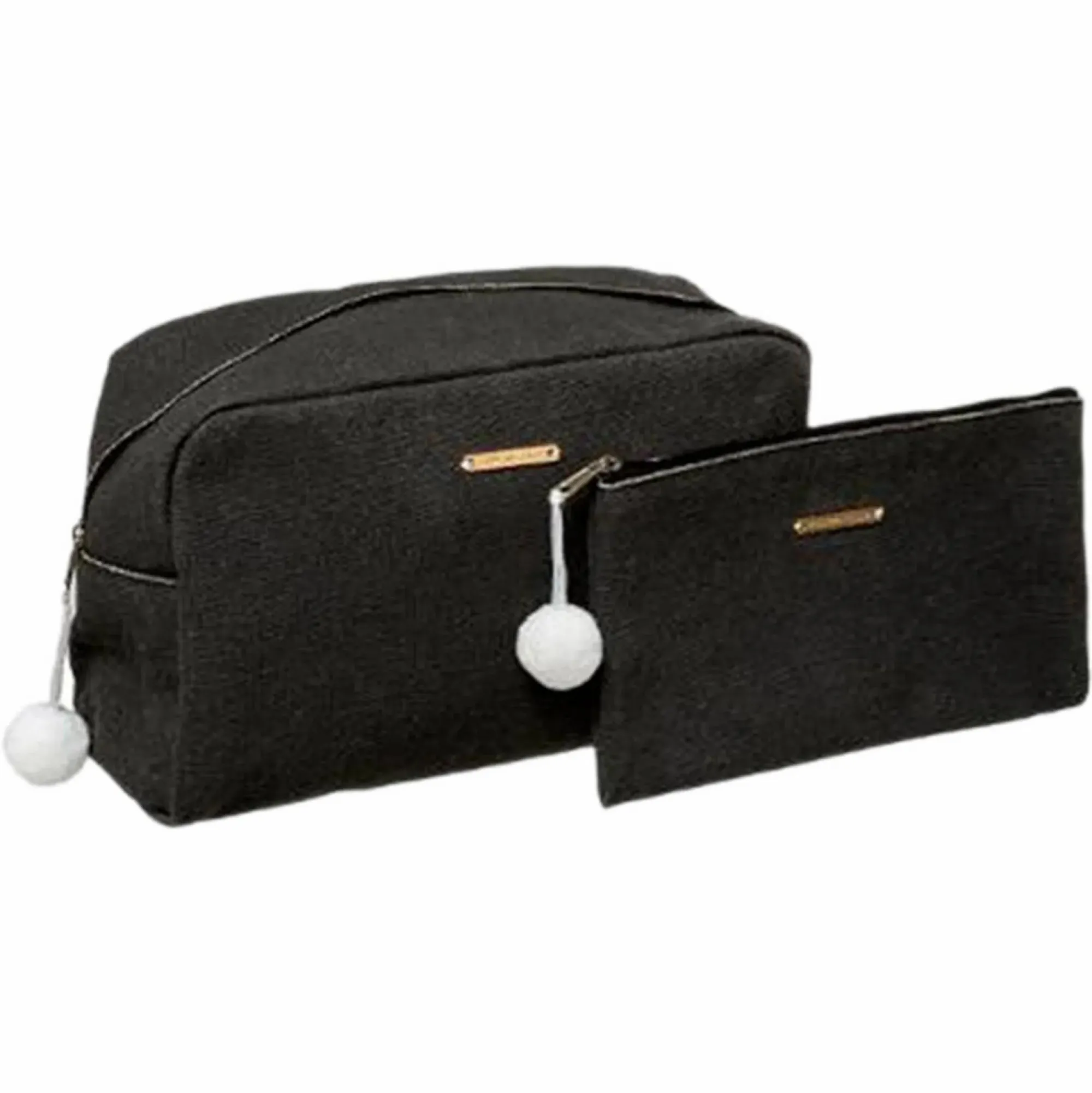 Accessoires Beauté|FIVE Set trousse de toilette et trousse à maquillage noir