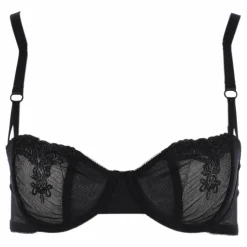 Lingerie Et Vêtements De Nuit|LA CITY SG CORBEILLE GUIPURE Noir