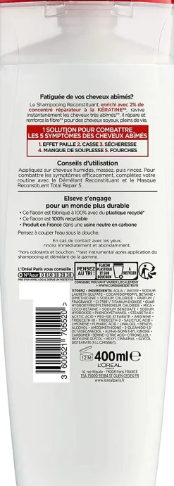 Cheveux|ELSEVE Shampoing total repair 5