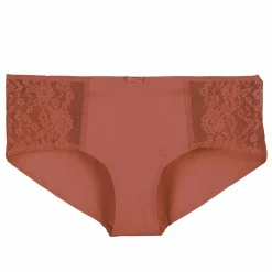 Lingerie Et Vêtements De Nuit|SEDUCCIA Shorty en dentelle corail Rouge
