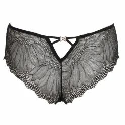 Lingerie Et Vêtements De Nuit|LA CITY SHORTY DENTELLE Noir