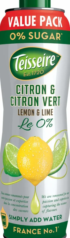 Boissons|TEISSEIRE Sirop de citron et citron vert