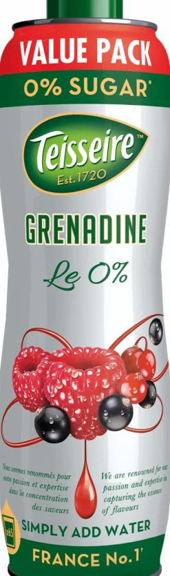 Boissons|TEISSEIRE Sirop de grenadine 0%