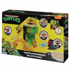 Jouet|De 2 À 4 Ans|TORTUES NINJA Skate park + 2 figurines