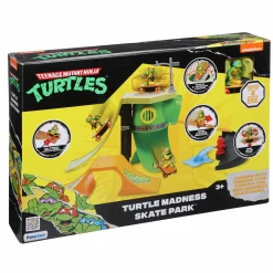 Jouet|De 2 À 4 Ans|TORTUES NINJA Skate park + 2 figurines