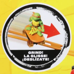 Jouet|De 2 À 4 Ans|TORTUES NINJA Skate park + 2 figurines