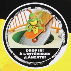 Jouet|De 2 À 4 Ans|TORTUES NINJA Skate park + 2 figurines