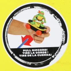Jouet|De 2 À 4 Ans|TORTUES NINJA Skate park + 2 figurines
