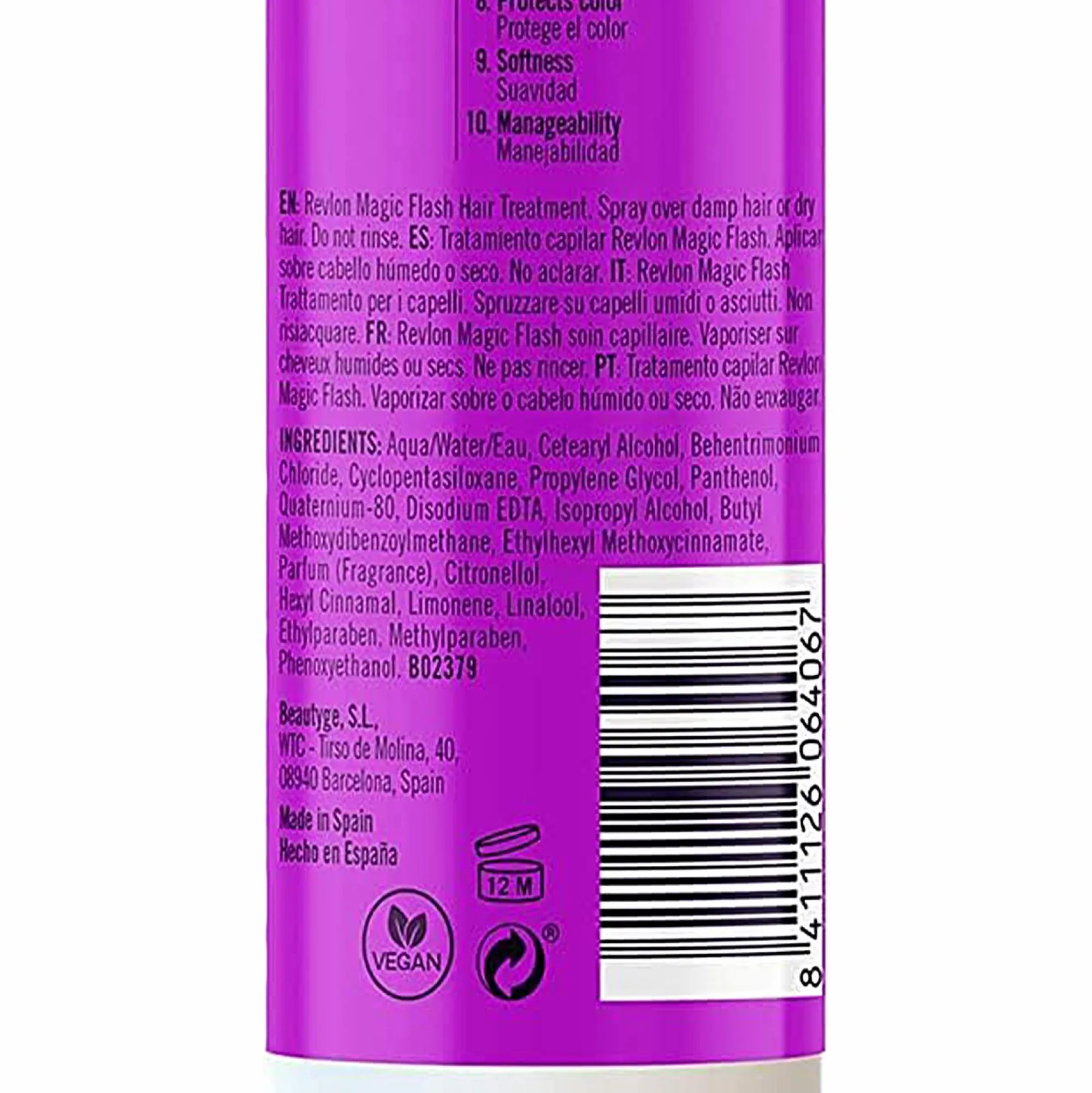 Cheveux|REVLON Soin capillaire sans rinçage magic flash 10 en 1