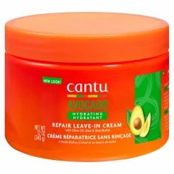 Cheveux|Stokomani Soin réparateur hydratant sans rinçage à l'avocat en pot