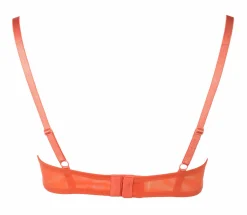 Lingerie Et Vêtements De Nuit|GERARD PASQUIER SOUTIEN GORGE BRODERIE ROUILLE Orange
