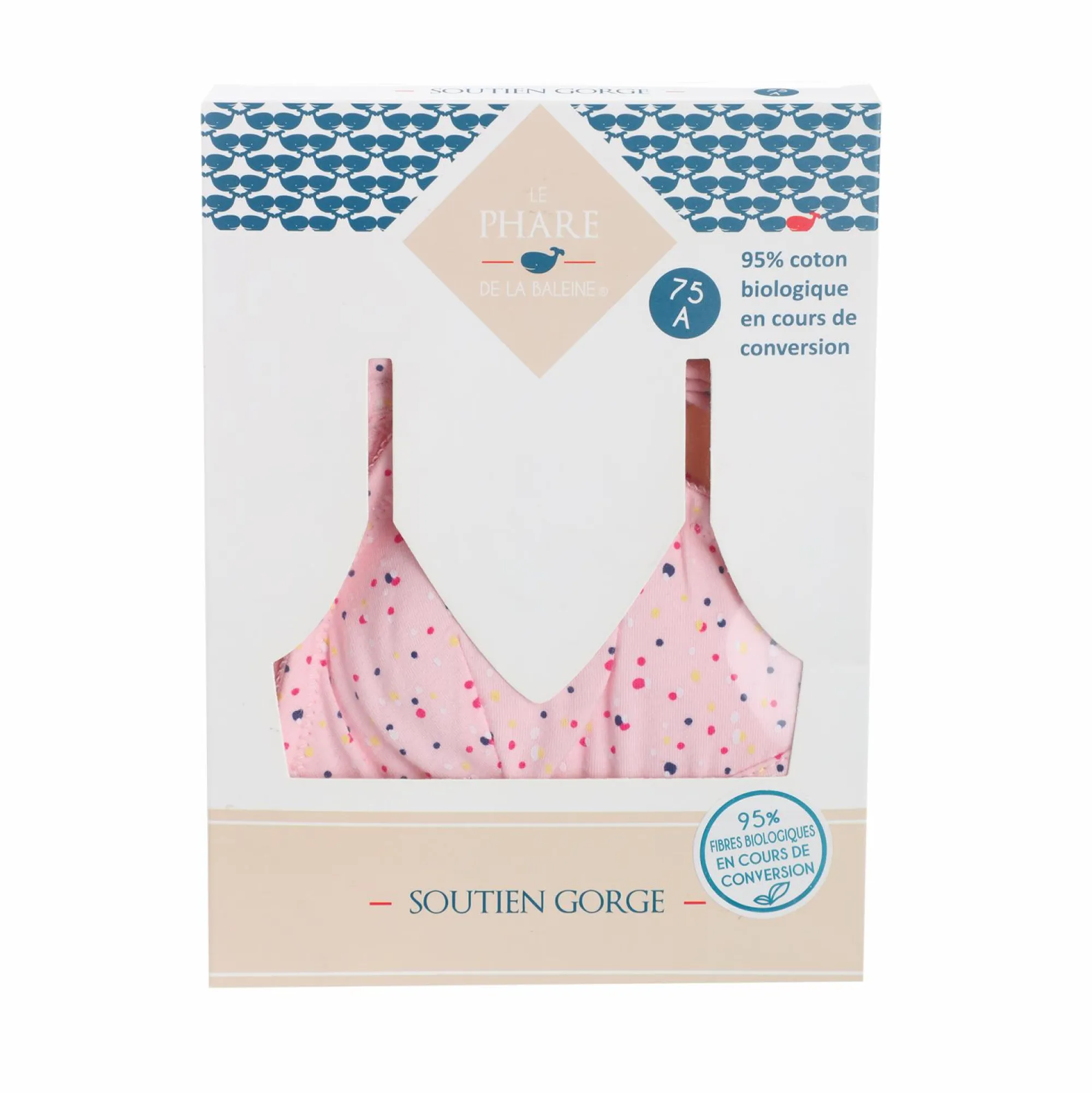 Sous-Vêtements Et Vêtements De Nuit|LE PHARE DE LA BALEINE SOUTIEN GORGE PADDE COTON FILLE BOITE