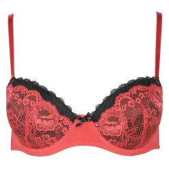 Lingerie Et Vêtements De Nuit|MANOUKIAN Soutien gorge et noir Rouge