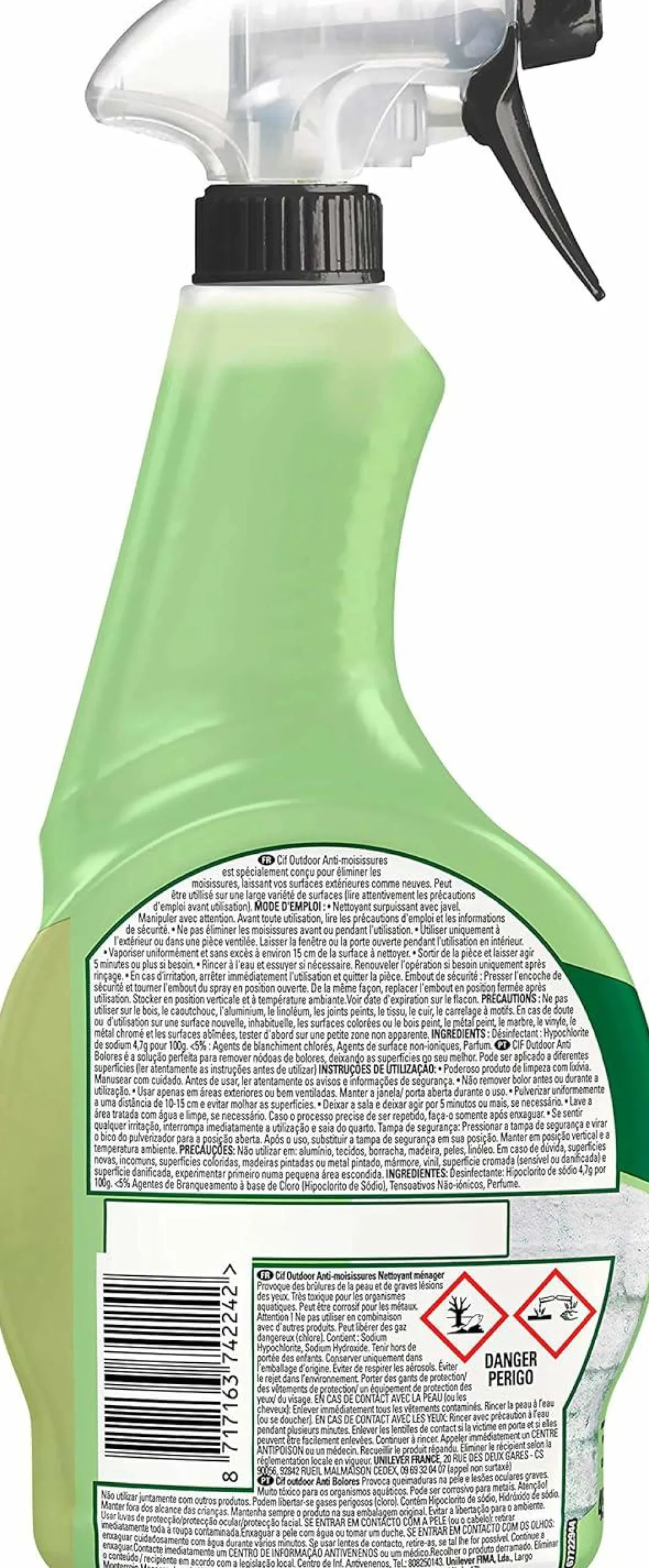 Produits Ménagers|Jardinage Et Entretien Du Jardin|CIF Spray nettoyant ultimate clean anti-moisissures avec javel outdoor