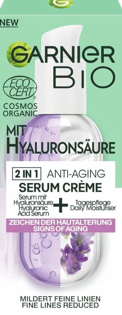Visage|GARNIER BIO Sérum crème anti âge
