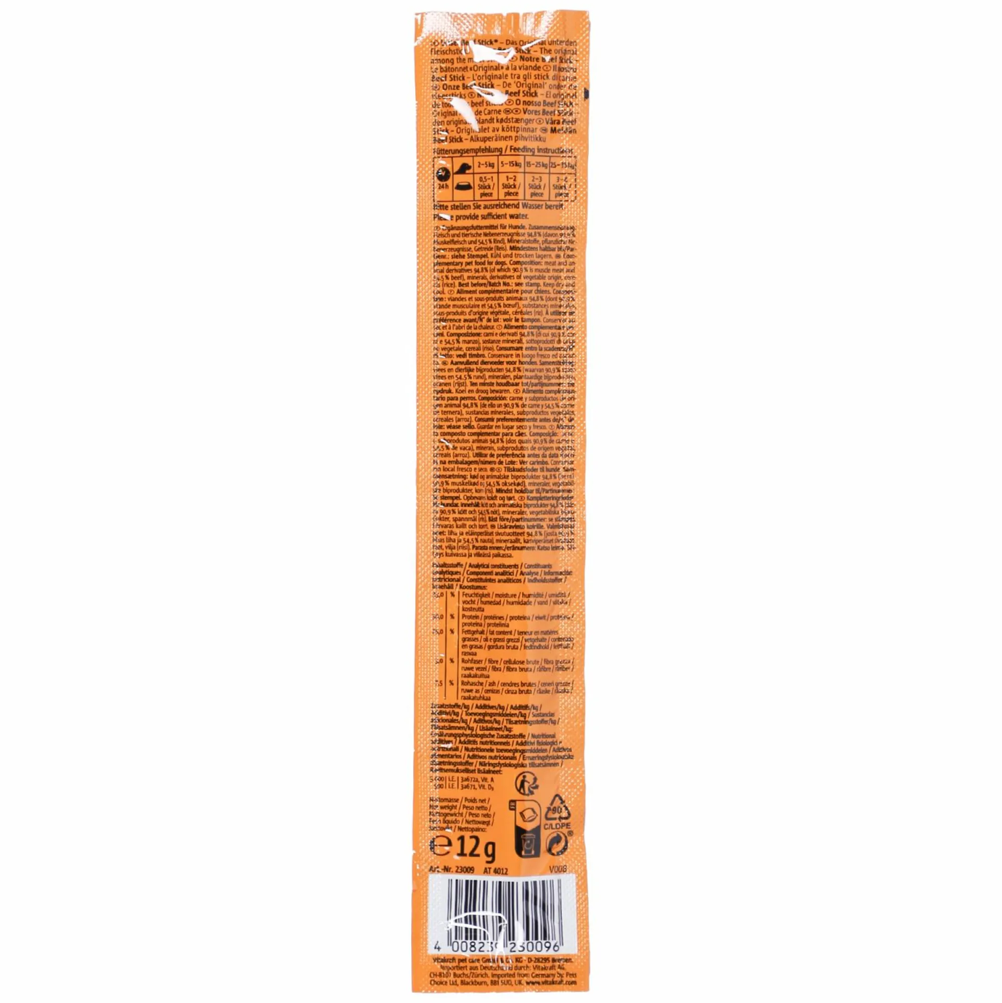 Animalerie|Stokomani Stick pour chien au bœuf