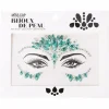 Maquillage Et Ongles|MISS COP Strass visage autocollant bleu
