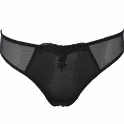 Lingerie Et Vêtements De Nuit|LA CITY STRING GUEPIERE Noir