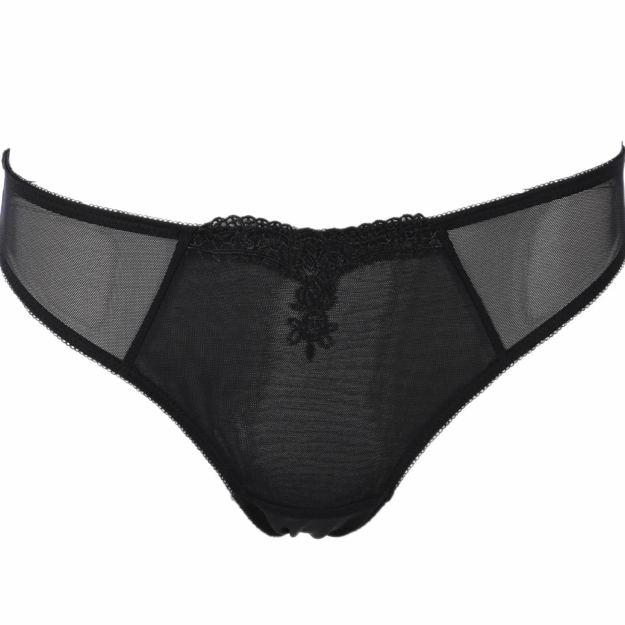 Lingerie Et Vêtements De Nuit|LA CITY STRING GUEPIERE Noir