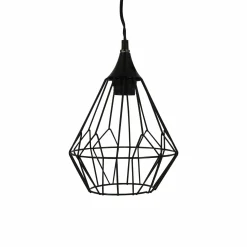Luminaires|ATMOSPHERA Suspension diamant en métal noir