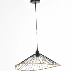 Luminaires|ATMOSPHERA Suspension en métal noir 45 cm