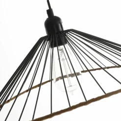 Luminaires|ATMOSPHERA Suspension en métal noir 45 cm
